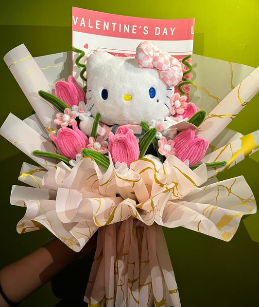 RAMO 5 TULIPANES HELLO KITTY